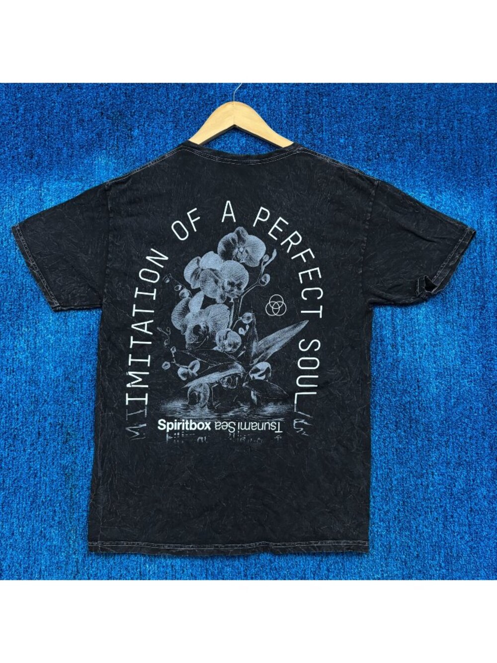 Spiritbox "Imitation Of A Perfect Soul" Graphic Mineral Wash T-Shirt Size M